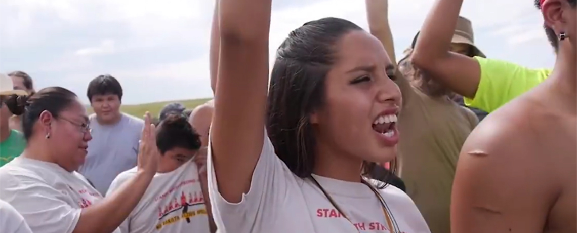 WATCH: Standing Rock Sioux Tribe Protest at the Dakota Access Pipeline